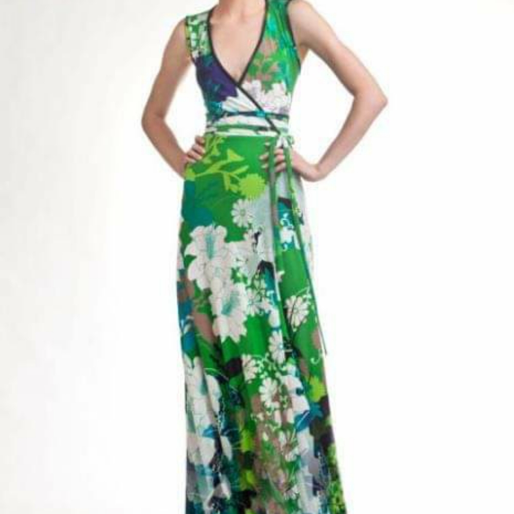 Project Runway Designer Foral Jersey Dress
